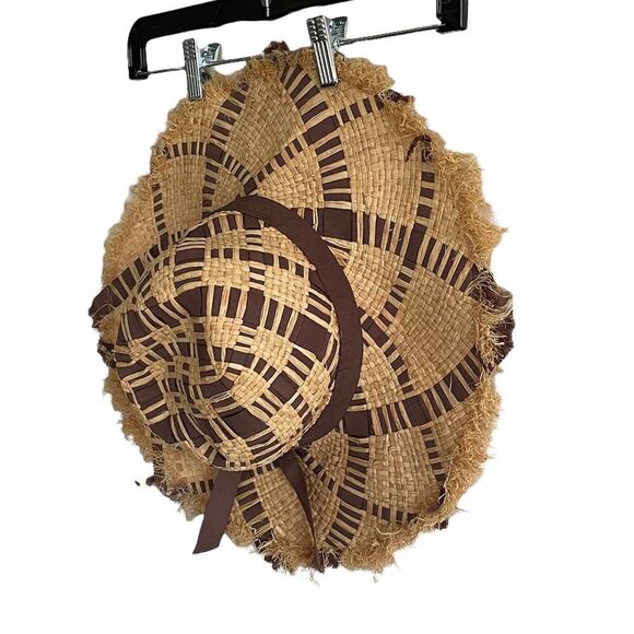 D&Y Straw Woven Lightweight Floppy Sun Hat
Tan Brown One Size - Picture 5 of 13